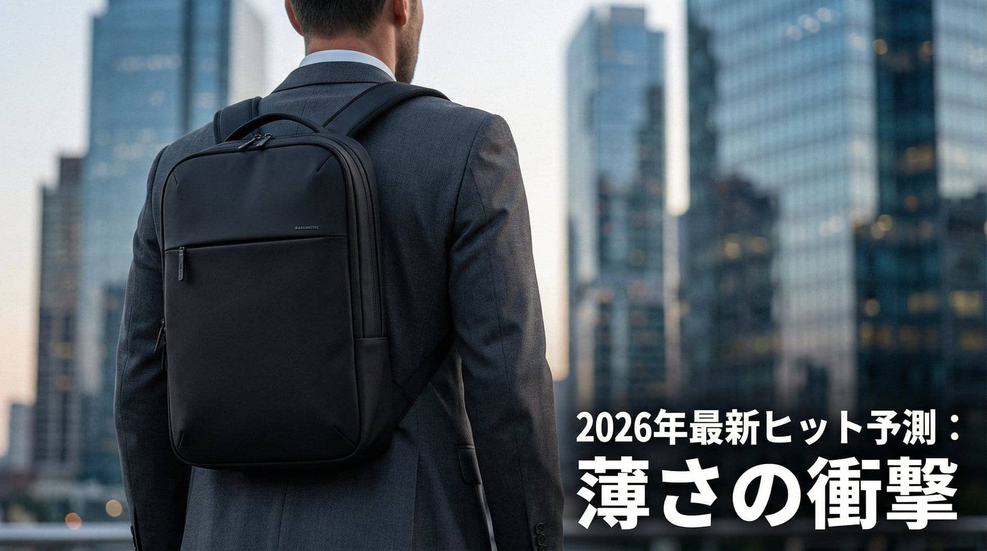 2026年最新ヒット予測:薄さの衝撃 - ノースフェイス スリムリュック
