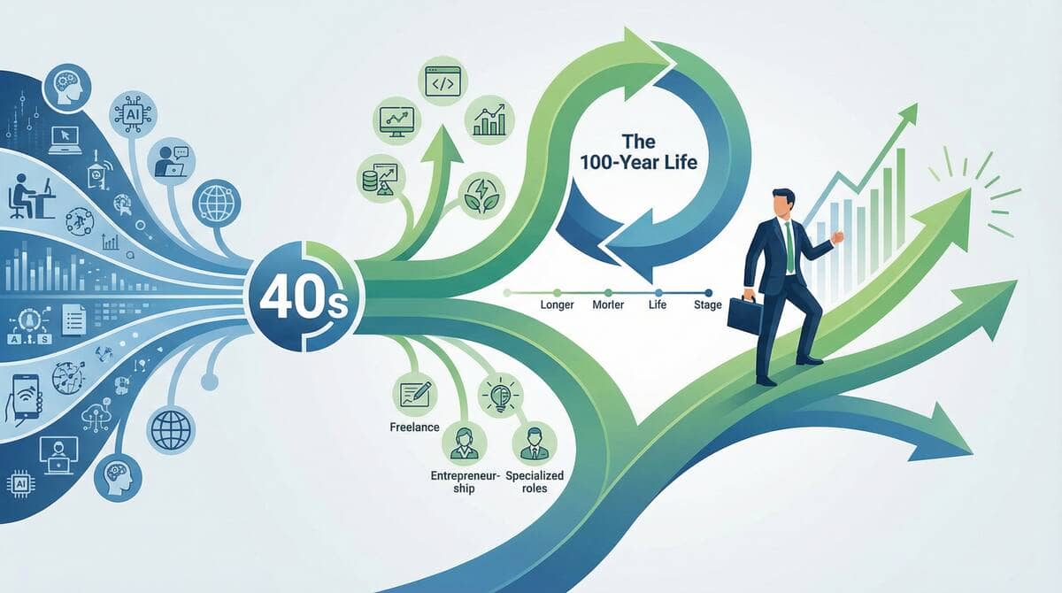 40代がリスキリングを始めるべき理由｜人生100年時代のキャリア多様性とスキルアップ
