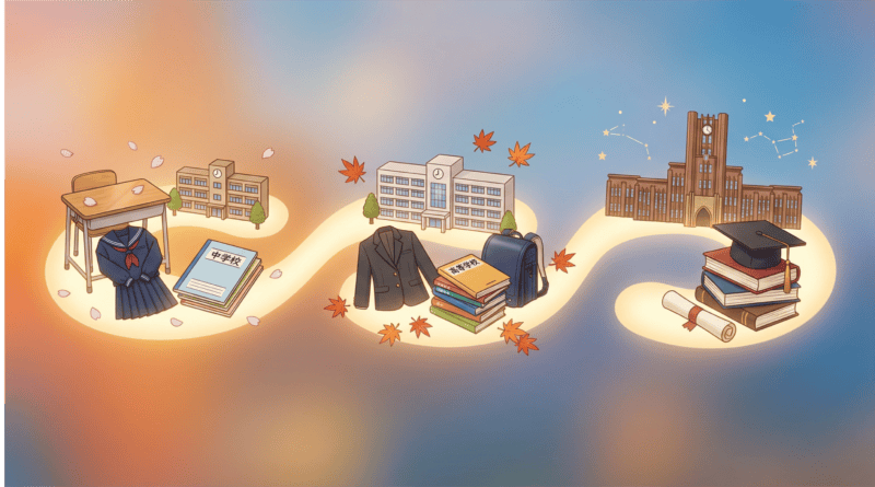 中学校から大学までの教育の道のり