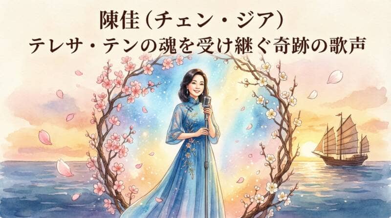 陳佳（チェン・ジア）テレサ・テンの魂を受け継ぐ奇跡の歌声 アイキャッチ
