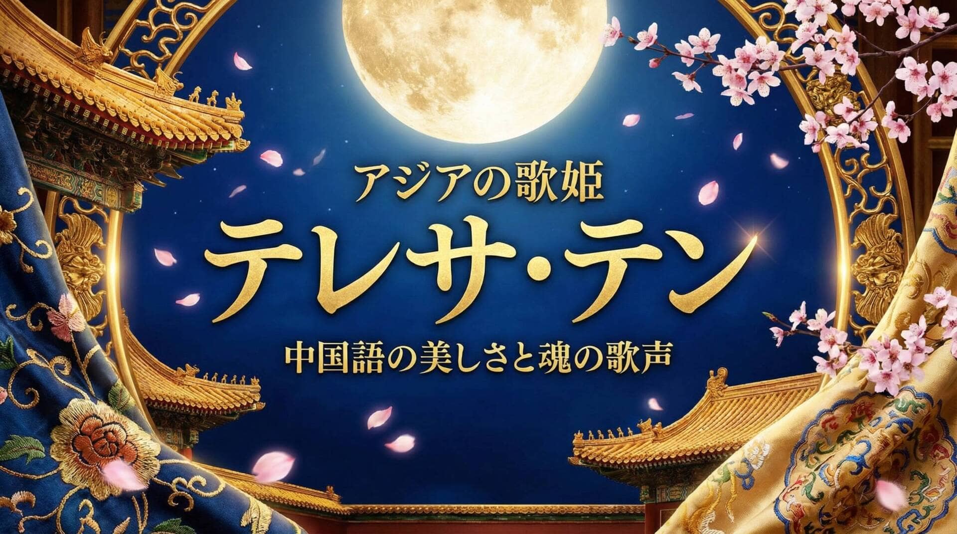 アジアの歌姫テレサ・テン 中国語の美しさと魂の歌声