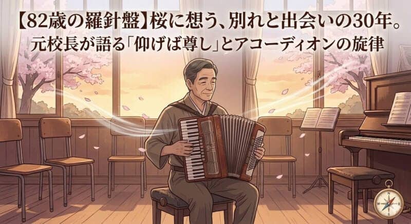 【82歳の羅針盤】桜に想う、別れと出会いの30年。