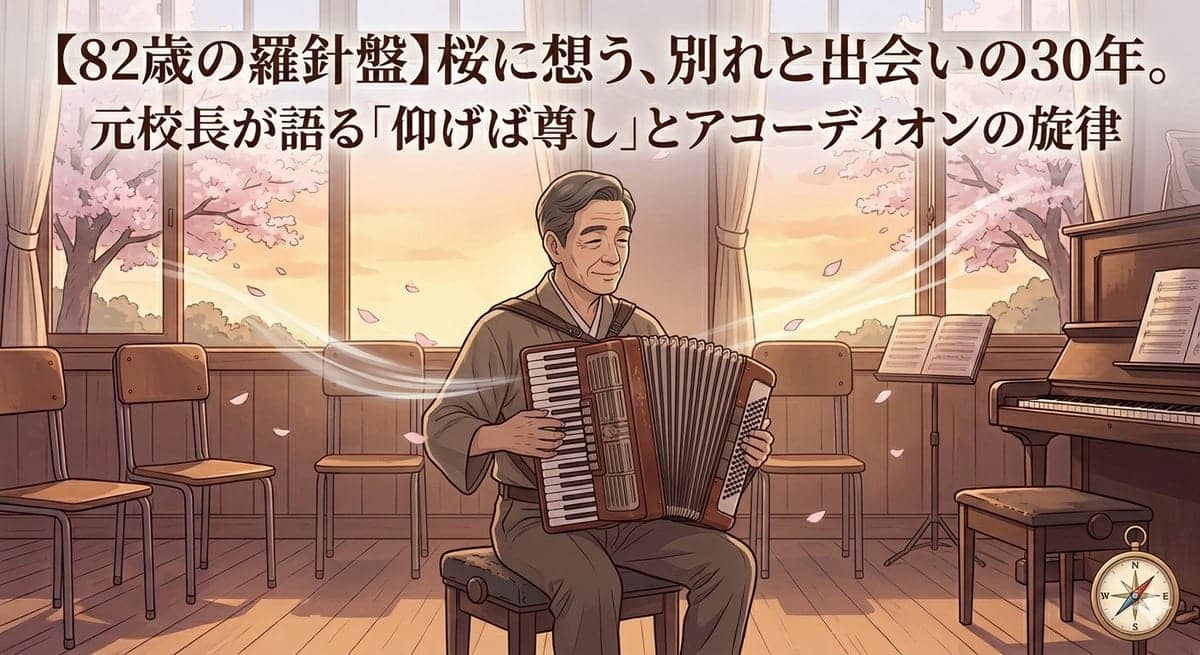 【82歳の羅針盤】桜に想う、別れと出会いの30年。